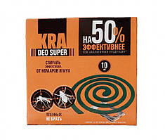 Спирали від комарів KRA DEO Super 10шт