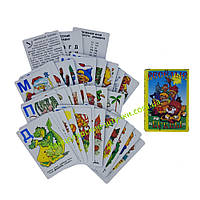 Карточки детские "Веселые буквы" (карточная игра)