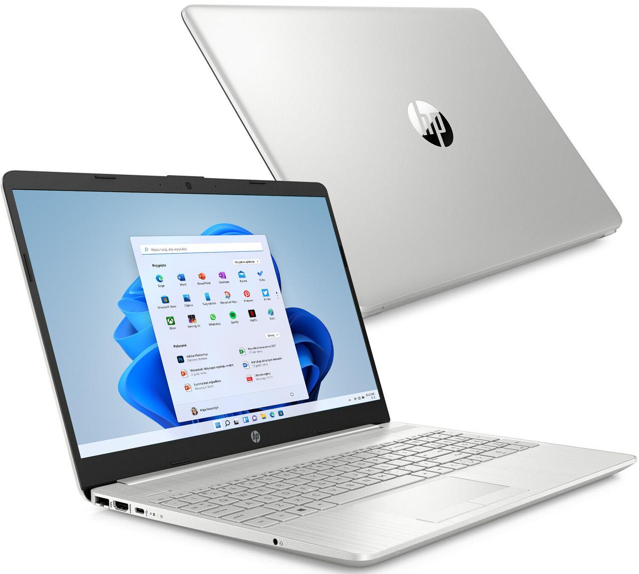 Ноутбук HP 15-dw3123nw 15.6" IPS i3-1115G4 8GB RAM 256GB SSD Windows 11 Home(5A115EA)