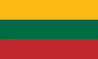 Литовский флаг полиэстер 150х90 см RESTEQ