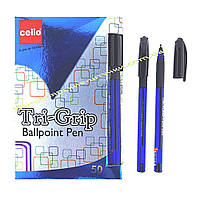 Ручка масляная Cello Original (Tri-Grip BLUE, синий корпус, 0,7 мм.)