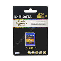 Карта памяти SDHC RIDATA (8GB, класс10)