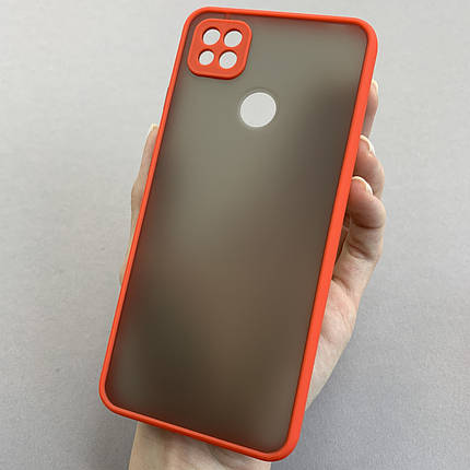 Чохол для Xiaomi Redmi 9C матовий із закритою камерою чохол на телефон сяомі редмі 9с червоний TCB, фото 1