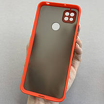 Чохол для Xiaomi Redmi 9C матовий із закритою камерою чохол на телефон сяомі редмі 9с червоний TCB, фото 3