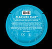 Презервативи ONE Pleasure Plus ребристі, незвичайної форми та дизайну ультратонкі (по 1 шт), фото 6