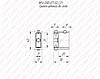 NFU-200-07-21 Тримач штанги 10*30 до стіни, чорний, фото 4