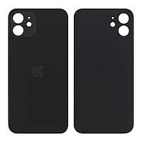 Задняя крышка Apple iPhone 12 черная Original PRC с большим отверстием