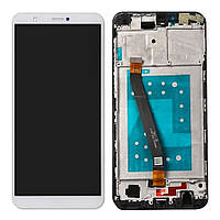 Дисплей Huawei Honor 7X BND-L21 L22 AL10 L31 с тачскрином белый с рамкой