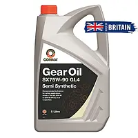 Масло трансмиссионное COMMA EP80W-90 GEAR OIL GL4 5л