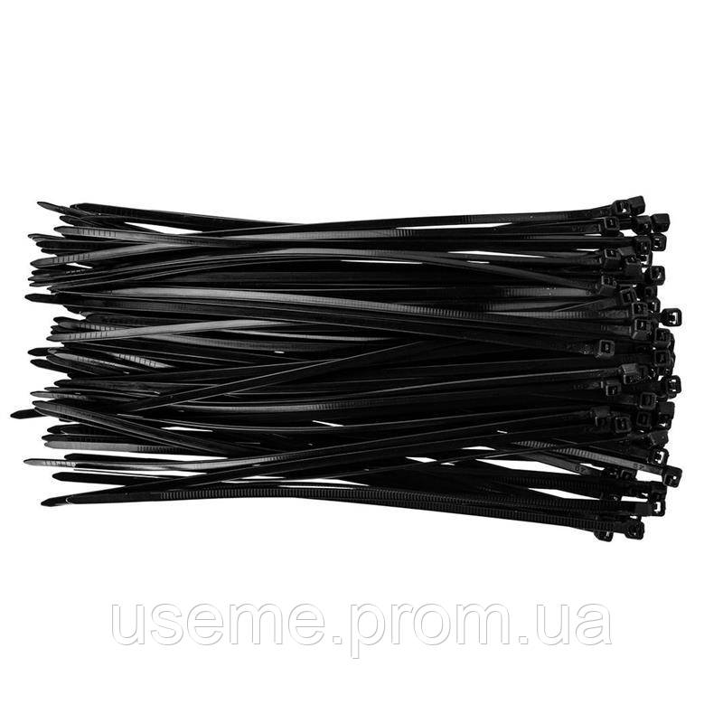 Topex Хомут-стяжка, чорний, 3.6x200 мм, пластик, 100 шт. Use - фото 3 - id-p1862847347