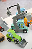 Машинки будівельні дерев'яні FUN Game 76523, фото 2