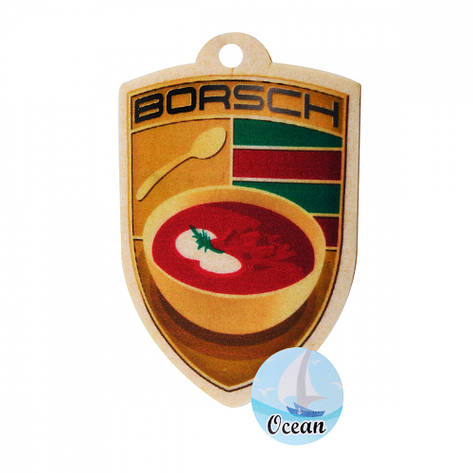 Ароматизатор-освіжувач повітря автомобільний Borsch ocean, фото 1