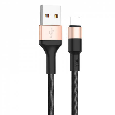 Кабель Hoco X26 Xpress Type-C (1m) black/gold, фото 1