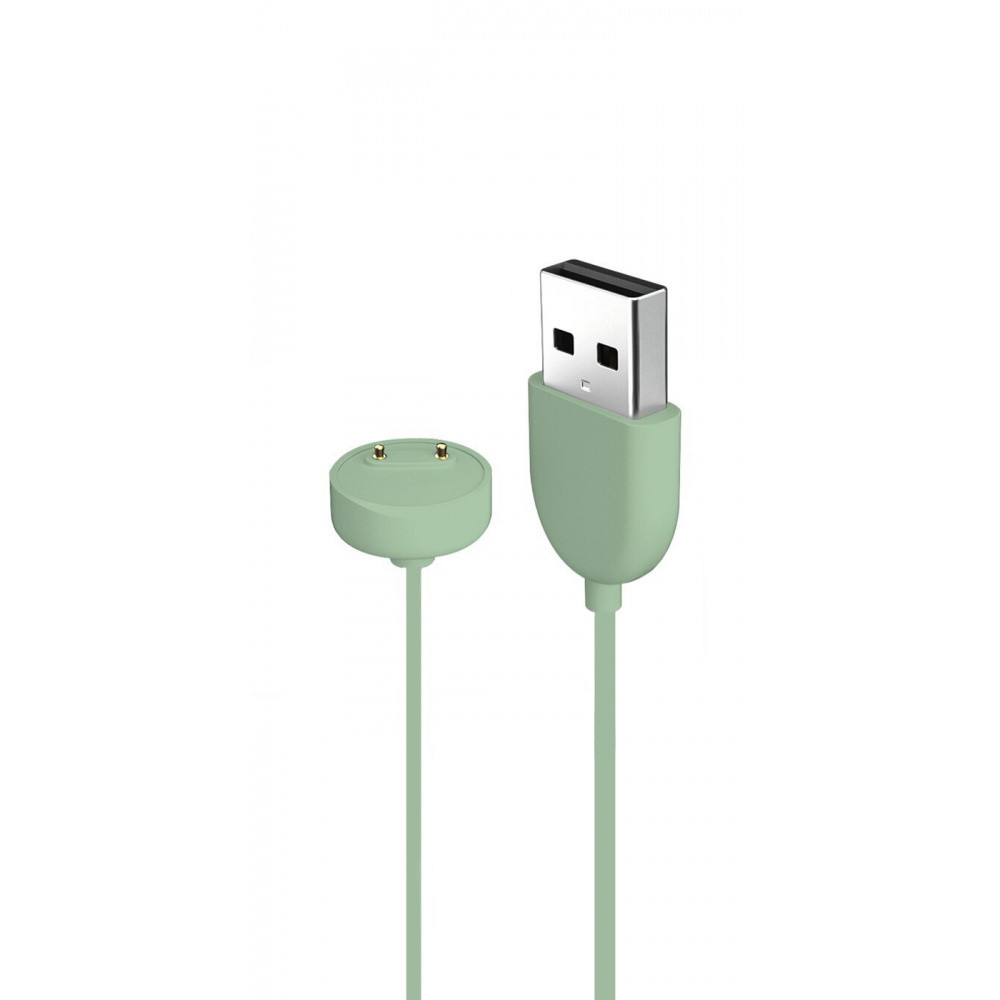 Зарядний пристрій для Mi Band 5/6/7 green