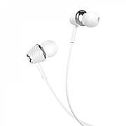 Навушники Hoco M70 Graceful Universal With Microphone white