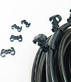 Скоба фіксації кабелю для водостоку Fenix / 25 шт