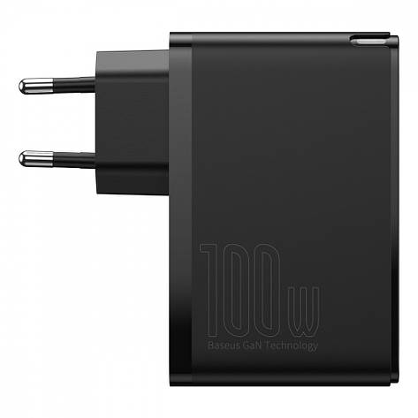 МЗП Baseus GaN2 Pro Quick Charger 100W (2Type-C + 2USB) black (CCGAN2P-L01), фото 1