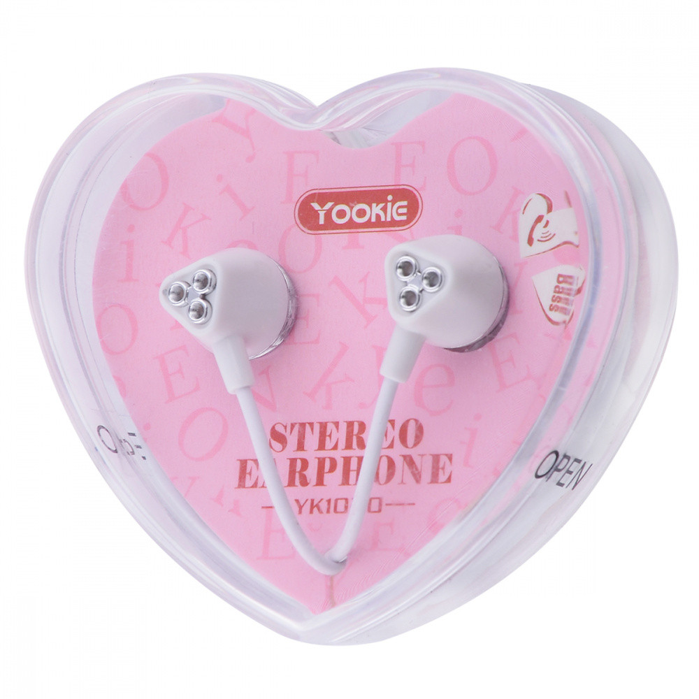 Навушники Yookie YK1020 white