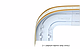 Карниз подвійний Victoria Біла вартість за комплект зі стрічкою гачками KSMP, фото 2