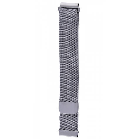 Ремінець Xiaomi Amazfit/Samsung Milanese Loop 22 mm silver, фото 1