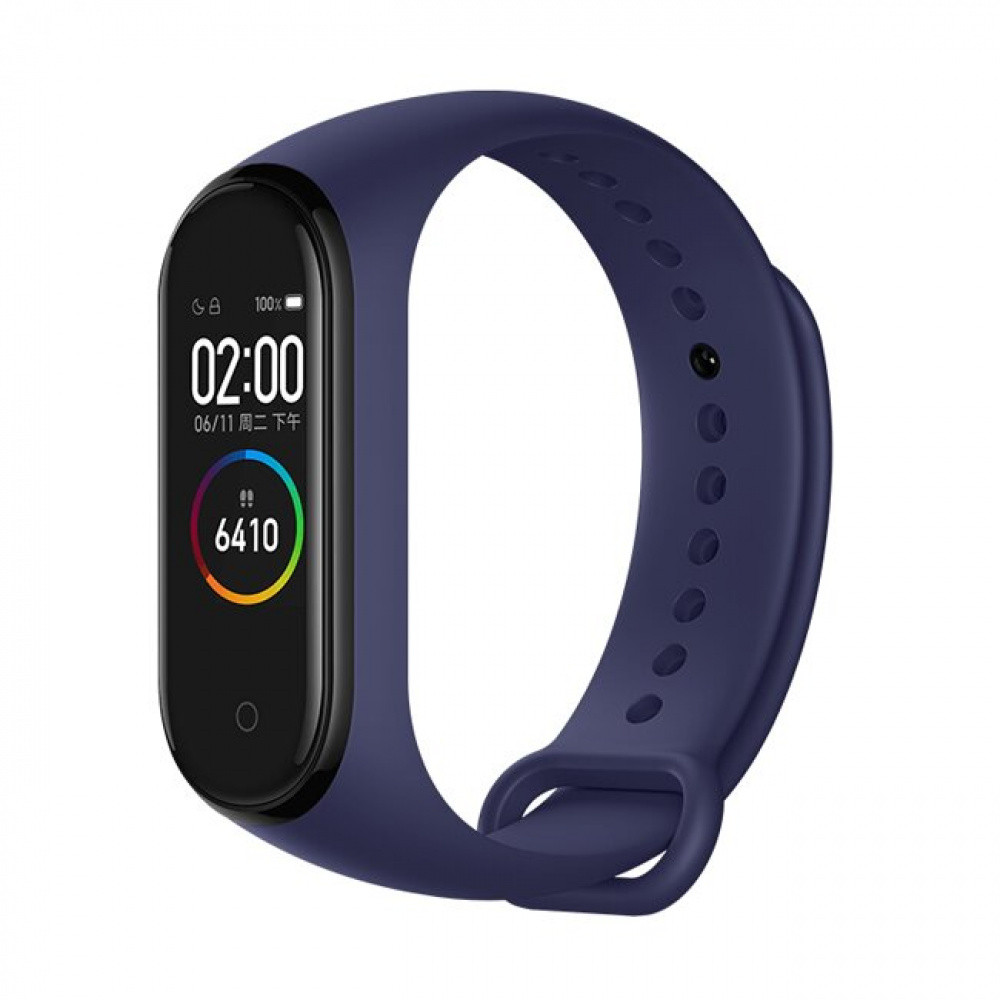 Ремінець Silicone New Xiaomi Mi Band 3/4 midnight blue
