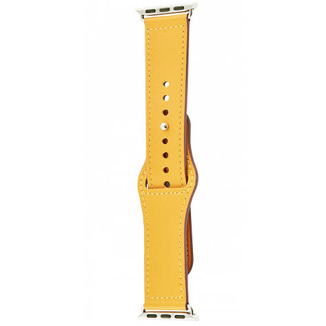 Ремінець Apple Watch Colourful Leather 42 mm/44 mm lemon yellow, фото 1