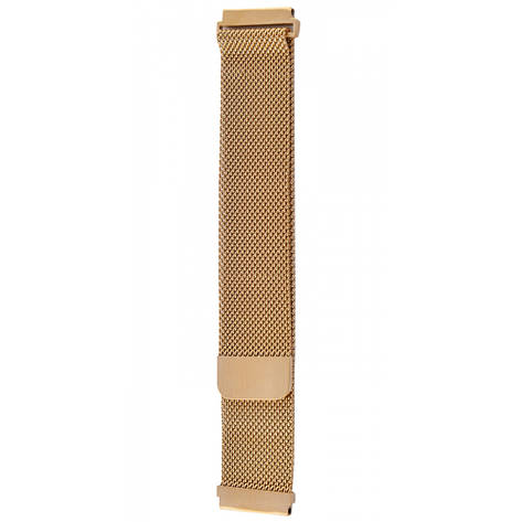 Ремінець Xiaomi Amazfit/Samsung Milanese Loop 22 mm gold, фото 1