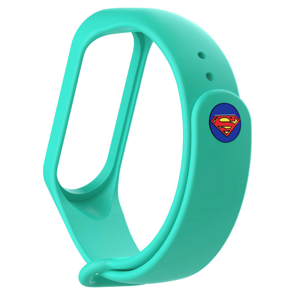 Ремінець Super Heroes Mi Band 5 super man/mint