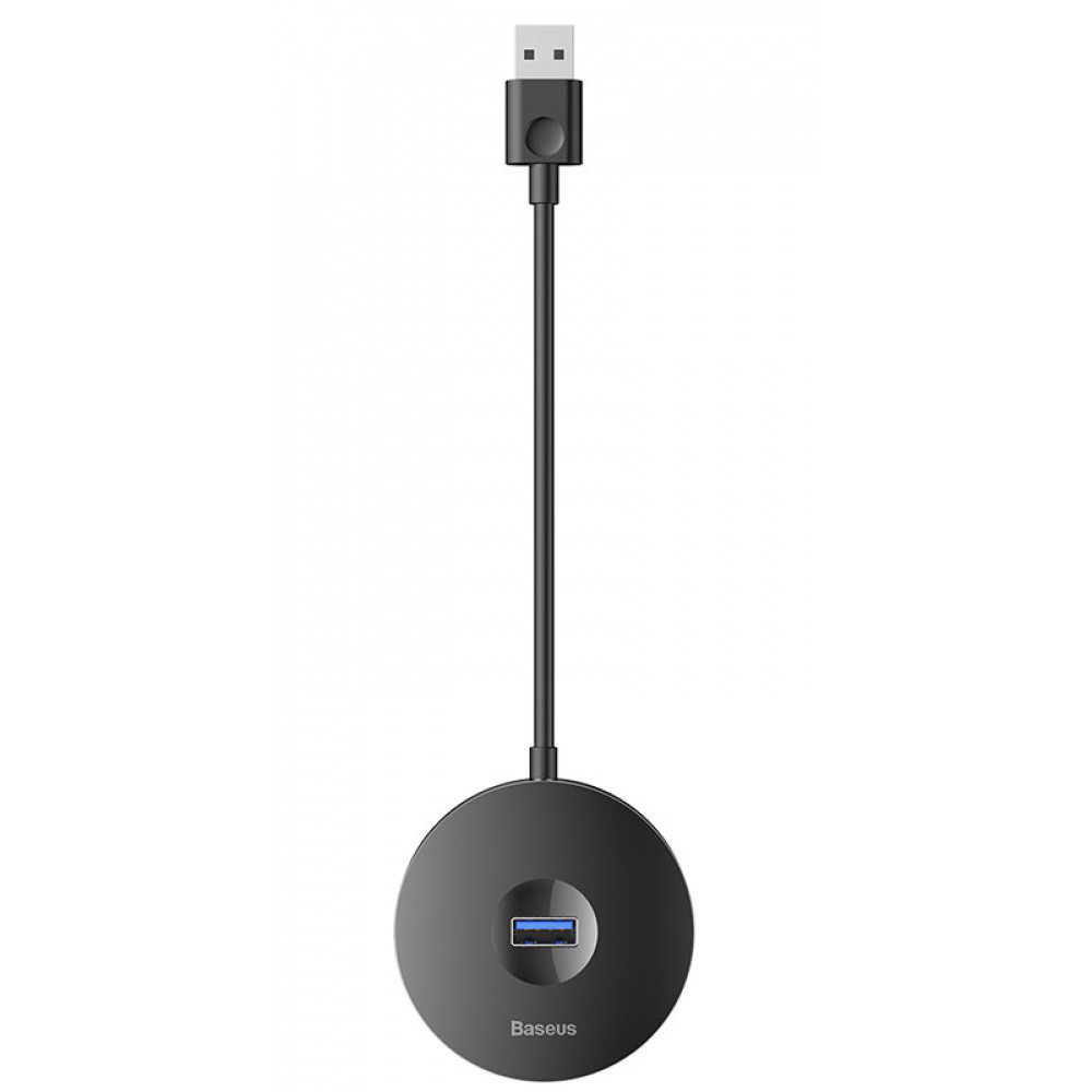 USB-Хаб Baseus Round Box USB to USB 3.0 + 3USB 2.0 black