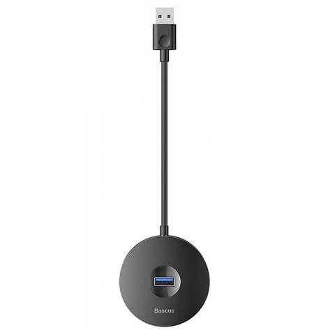 USB-Хаб Baseus Round Box USB to USB 3.0 + 3USB 2.0 black, фото 1