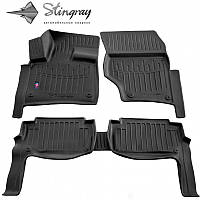 3D коврики в салон Audi Q7 (4L) 2005-2015 комплект Stingrey (Ауди Кью 7 )