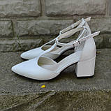 Замшеві відкриті туфлі на високих підборах, фото 3