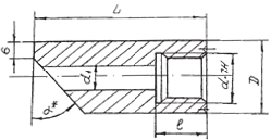  Бобишка скошена БС01-М20х1,5 - 55 ст. 20