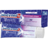 Зубная паста Blend-a-med 3D White Прохладная вода 75 мл (8006540793138)