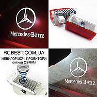 Mercedes-Benz W212 W213 W166 X166 AMG Штатная Led подсветка двери с логотипом тюнинг