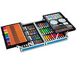 Дитячий набір для малювання і творчості "Єдиноріг" у валізі, містить 145 предметів для юного художника, фото 7