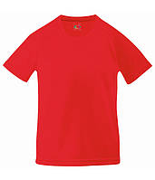 Детская спортивная футболка Fruit of the Loom 164 см Красный D061013040164 AG, код: 1670330