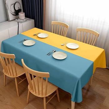 Клейонка на стіл Stenson Glossy 1.37х20 м 3-х шарова на тканинній основі глянсова 4706