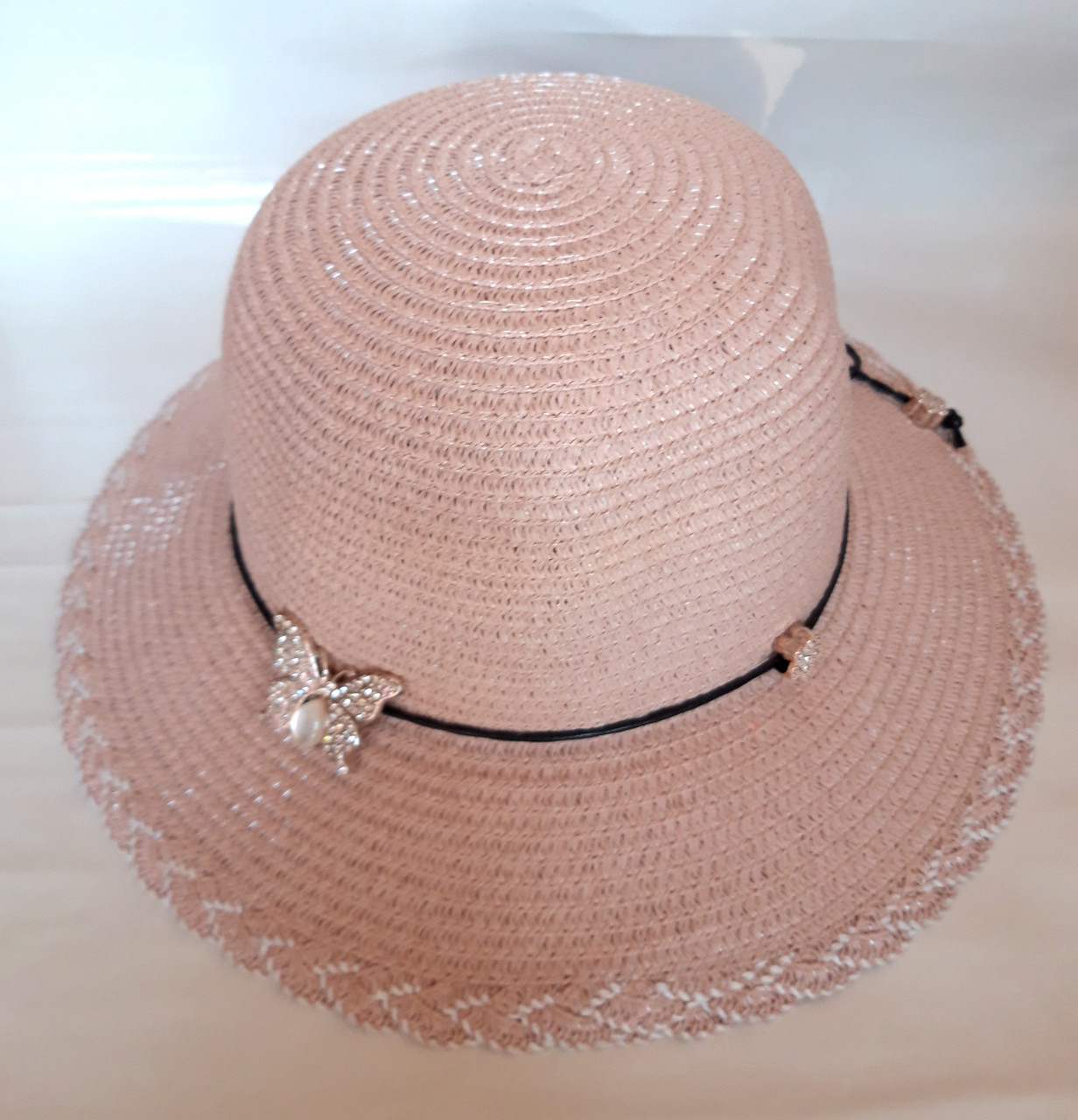 Капелюшок жіночий літній Fashion (58 см) Рожевий (ШЧ102/2)