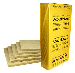 Акустична  вата AcousticWool Sonet F(Floor) для підлоги 1000*600*20 мм, звукоізоляція підлоги, фото 2