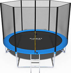 Батут садовий Fun Fit спортивний 8 (244-252 cm) 252 см із подушкою зі сходами