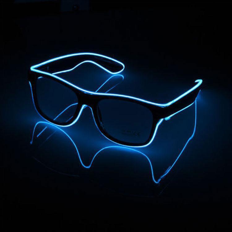 Очки Светодиодные Прозрачные El Neon Ray Blue Неоновые — Купить ...