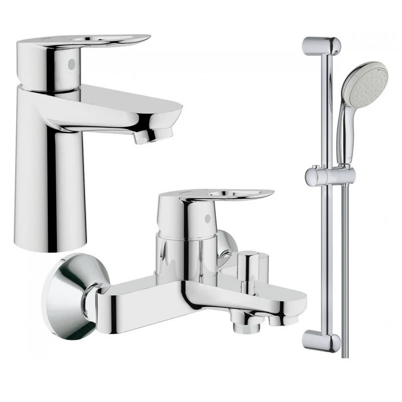 Набір змішувачів для ванни S-Size Grohe BauLoop (123214S)