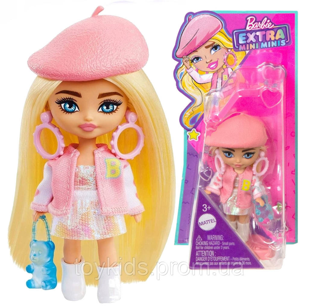Кукла Барби Мини Экстра Блондинка Barbie Extra Mini Minis Mattel HLN48 ...