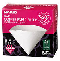 Фільтри Hario 01 100 шт. Білі Харіо V60 для кави BOX