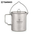 Титанова піч + титановий казанок 750ml. Tomshoo Titanium., фото 4