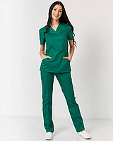 Жіночий медичний костюм Топаз зелений 54р