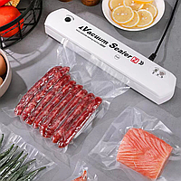 Вакууматор для пищевых продуктов Vacuum Sealer, Белый / Вакуумный упаковщик