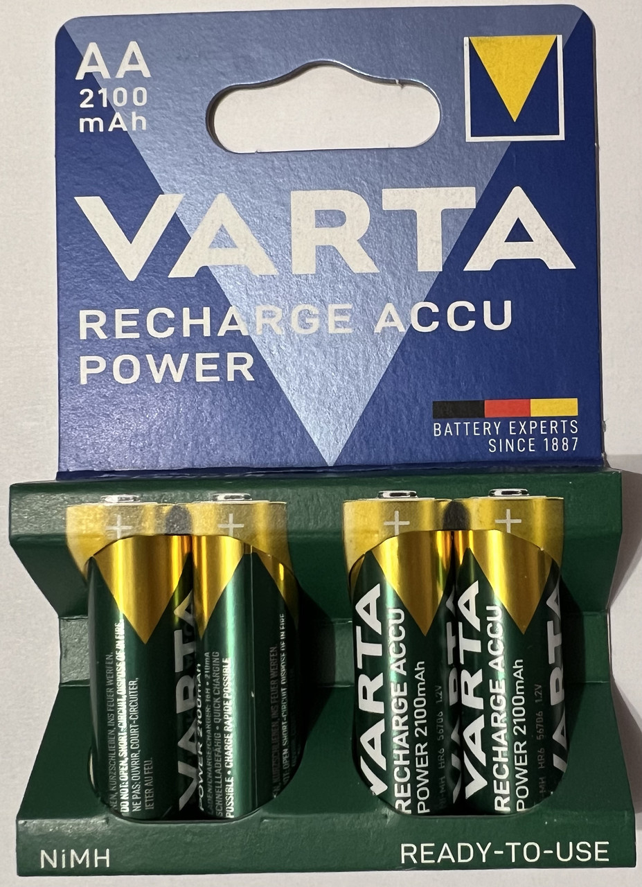 Аккумулятор VARTA RECHARGE ACCU POWER AA 2100 mAh