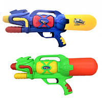 📌 Водний пістолет із насосом | Водяний автомат для дітей | Іграшкова водяна зброя, пластик